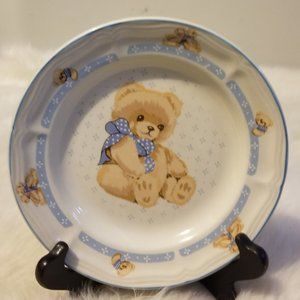 Tienshan Stoneware Baby Bear Collector Plate